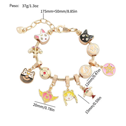 Mooncharms: Pulseras con dijes mágicos y nostálgicos ✨