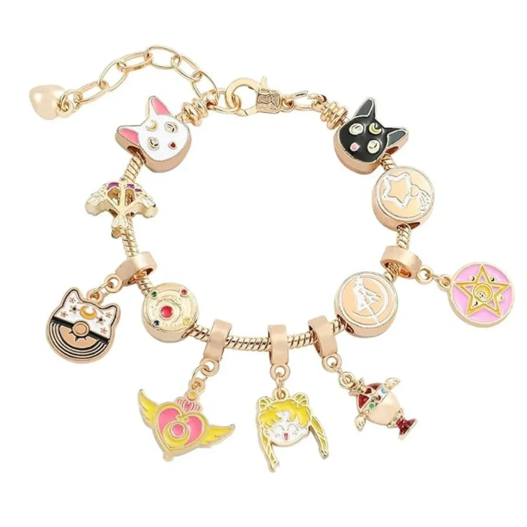 Mooncharms: Pulseras con dijes mágicos y nostálgicos ✨