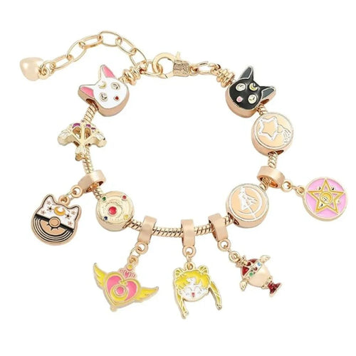 Mooncharms: Pulseras con dijes mágicos y nostálgicos ✨