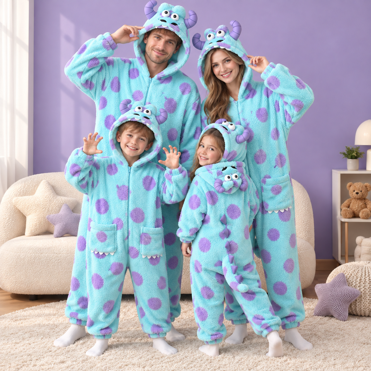 CozyCuties™ Family Monster Onesie